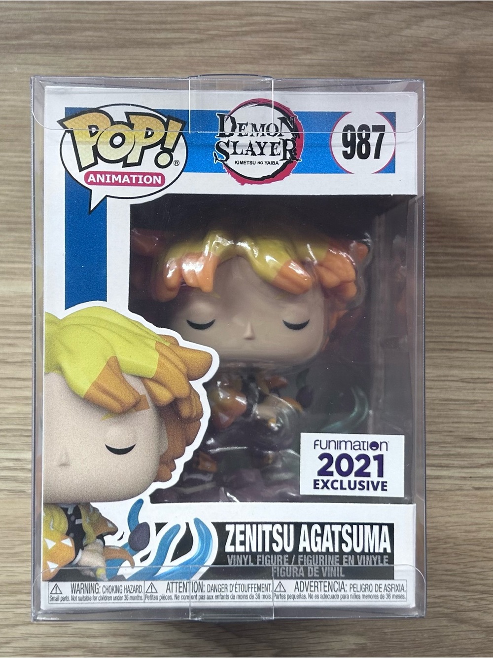 Funko Pop! Animation Zenitsu Agatsuma #987 (2021 Funimation exclusive)
